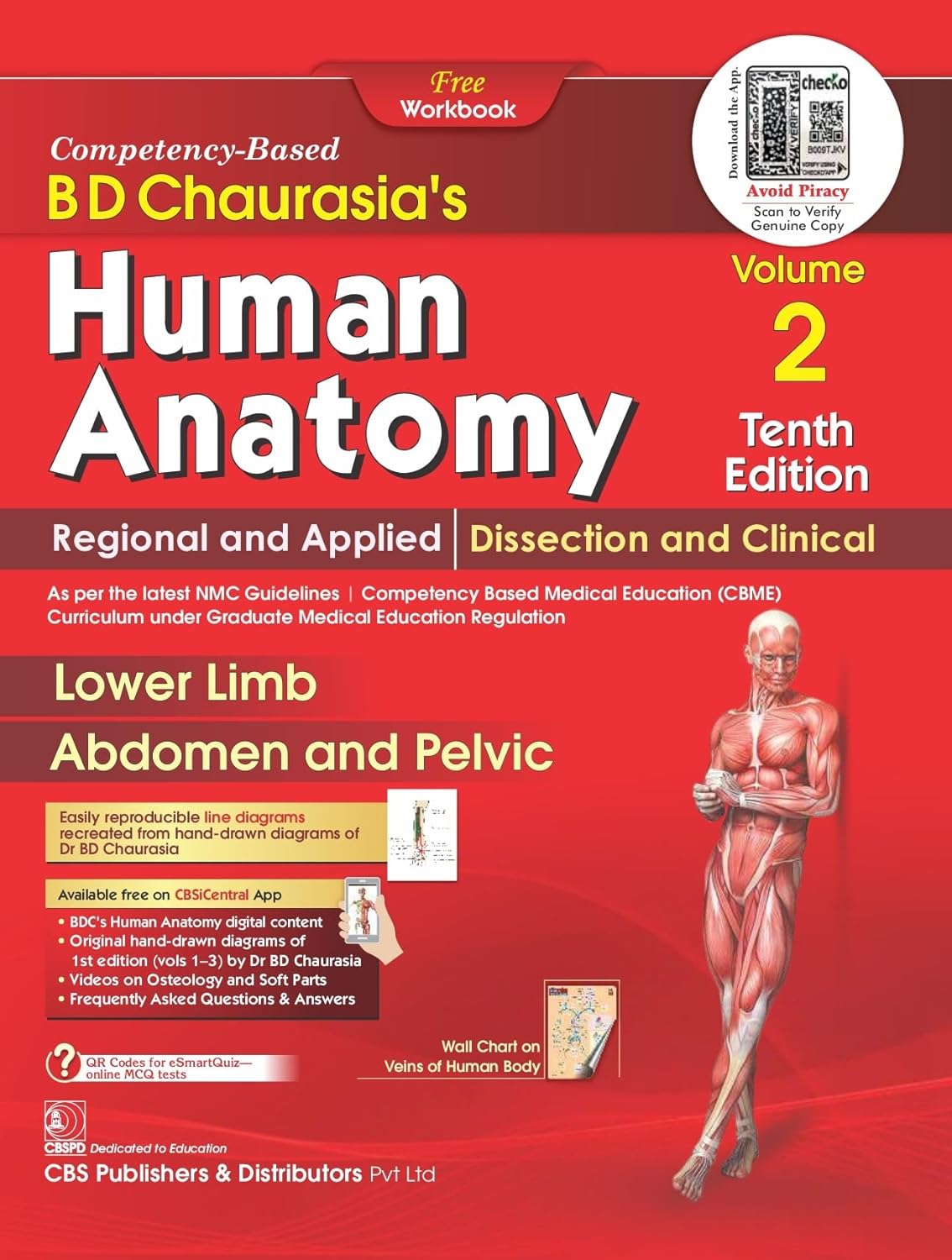 BD Chaurasia’s Human Anatomy, 10/ed Vol - 2