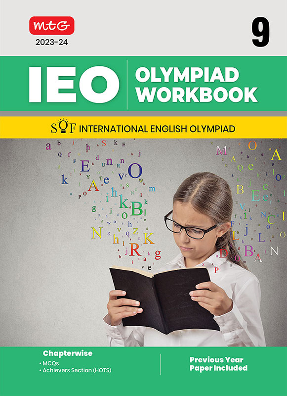 MTG International English Olympiad (IEO) Workbook for Class 9 MCQs