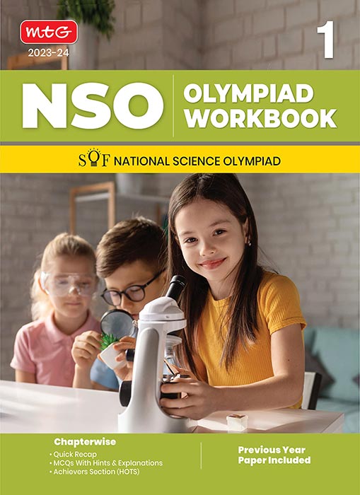 MTG National Science Olympiad (NSO) Workbook for Class 1 - Quick Recap, MCQs, Previous Years Solved Paper and Achievers Section - SOF Olympiad Preparation Books For 2023-2024 Exam ANIL AHLAWAT