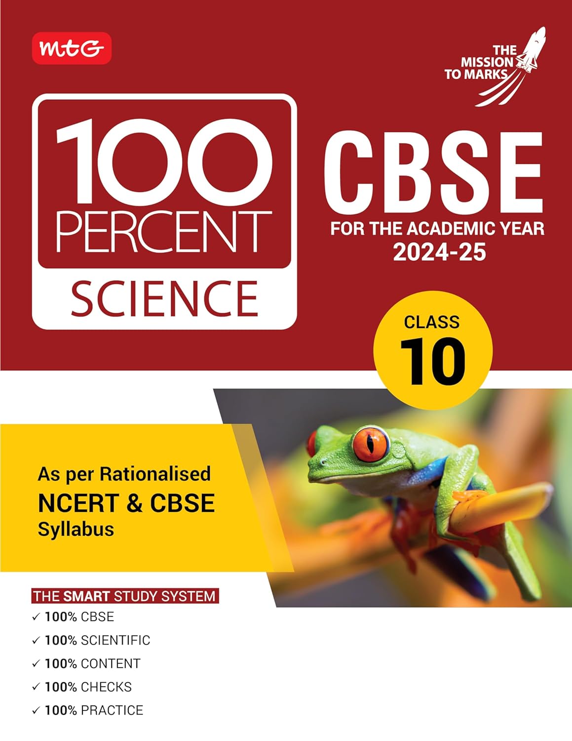 MTG 100 Percent Science For Class 10 CBSE Board Exam 2024-25