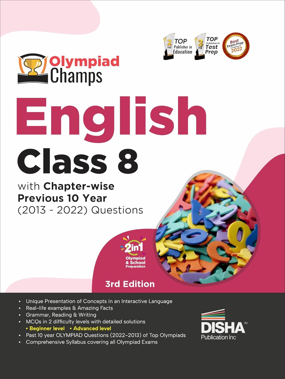 Olympiad Champs English Class 8 with Chapter-wise Previous 10 Year (2013 – 2022)