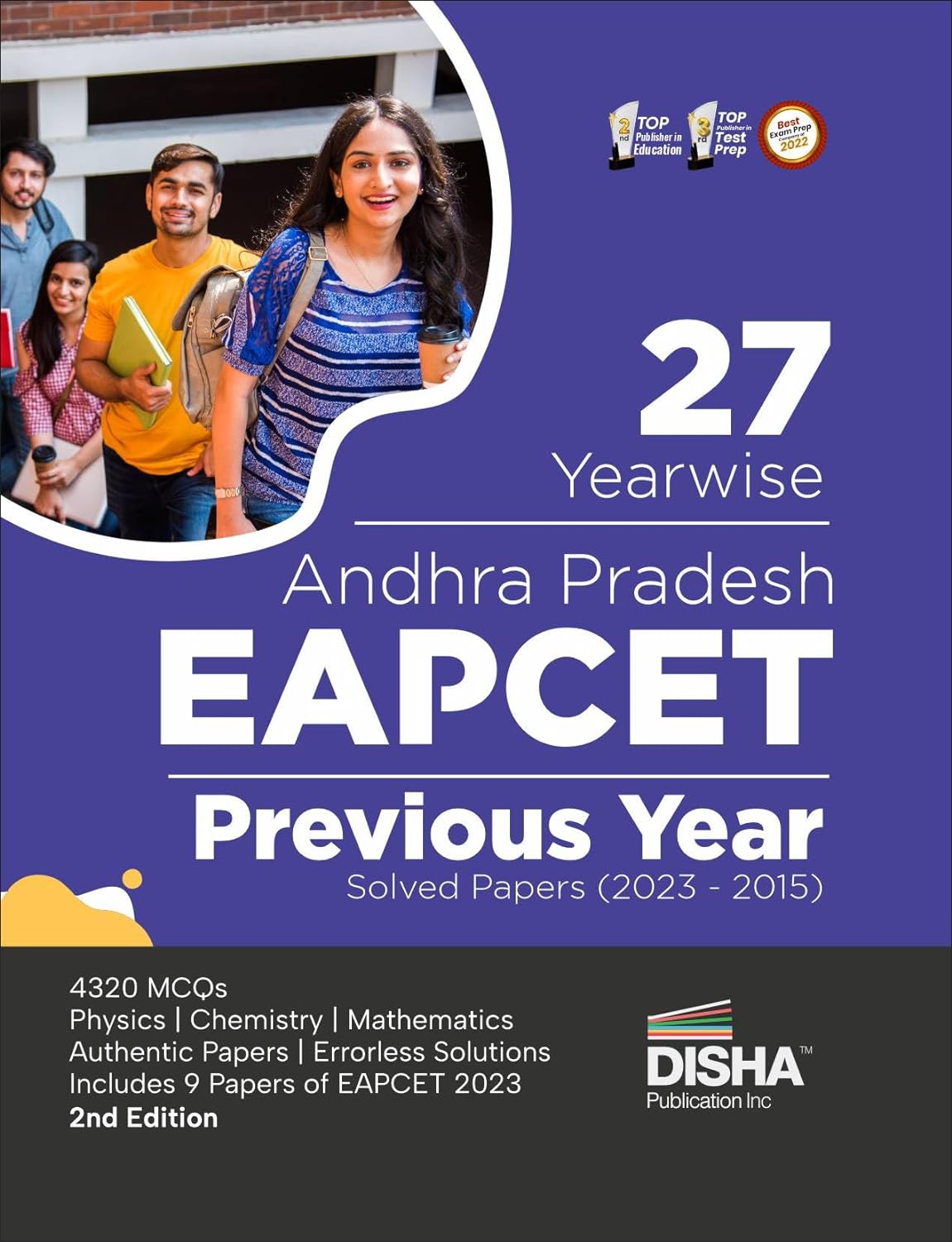 27 Yearwise Andhra Pradesh EAPCET Previous Year Solved Papers (2023 - 2015) 2nd Edition