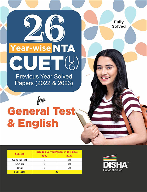 26 Year-wise NTA CUET (UG) Previous Year Solved papers (2022 & 2023) for General Test & English