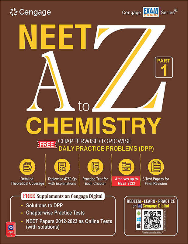 NEET A to Z Chemistry: Part 1 with Free Online Assessments and Digital Content 2023