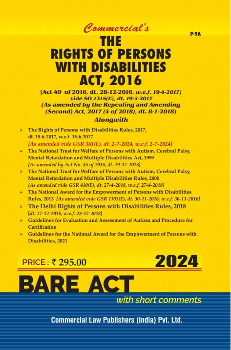 Rights of Persons With Disabilities Act, 2016