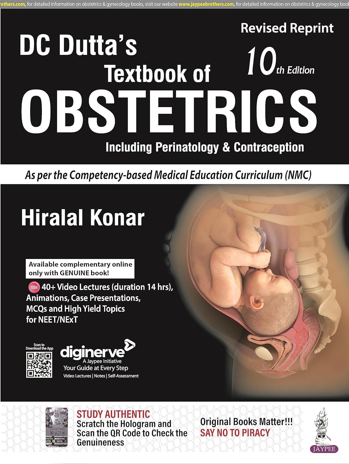 DC Dutta’s Textbook of Obstetrics Including Perinatology & Contraception (REVISED REPRINT)