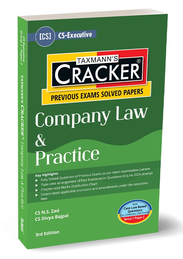 Taxmann's CRACKER for Company Law & Practice (Paper 2