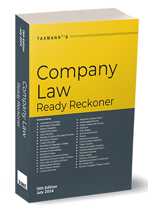 Taxmann's Company Law Ready Reckoner