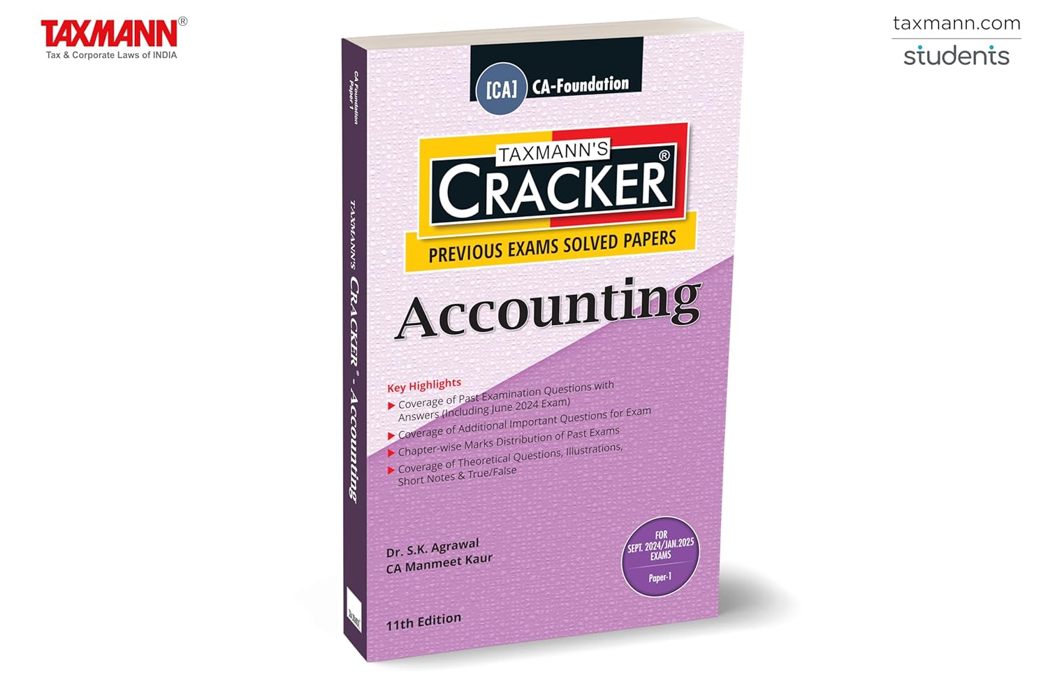 Taxmann's CRACKER for Accounting (Paper 1 | Accounts)