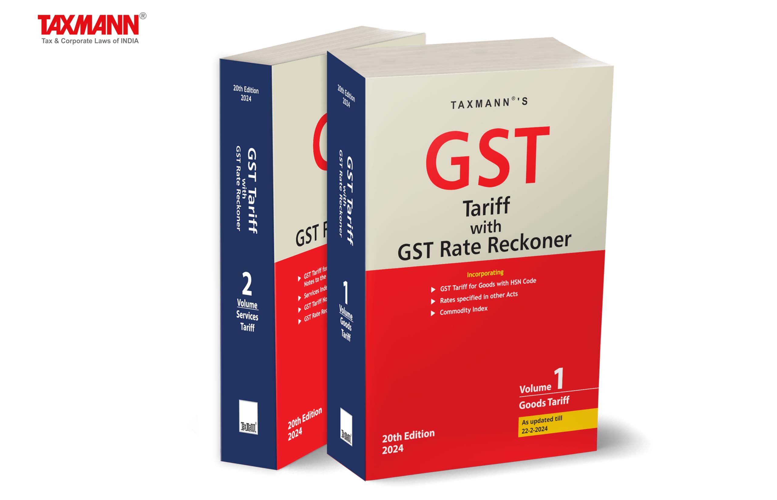 Taxmann’s GST Tariff with GST Rate Reckoner [2024] – Incorporating HSN & SAC wise Tariff with GST Tariff Notifications, Latest Clarifications, Case Laws, etc.