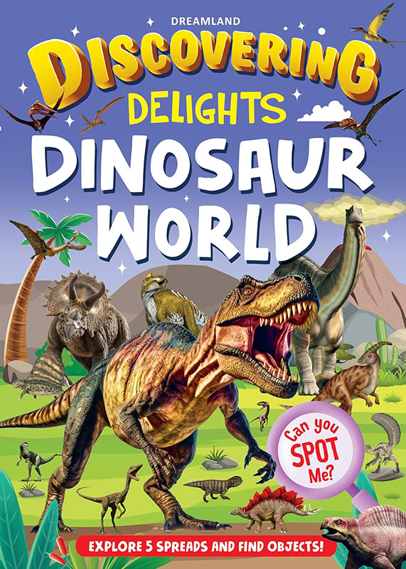 Dinosaur World Discovering Delights Flap Book for Kids Age 4 - 10 years