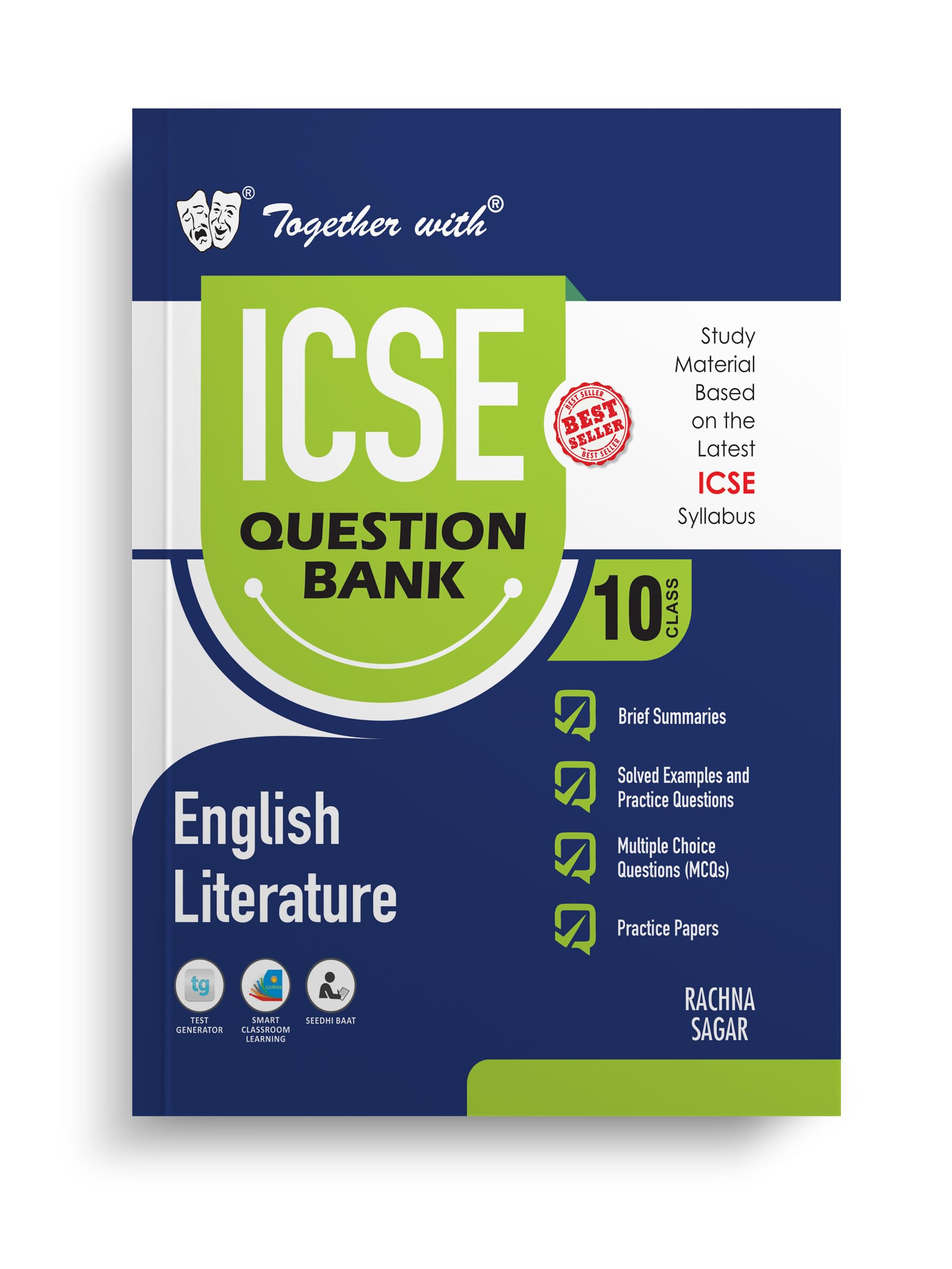 Together with ICSE Question Bank Class 10 English Literature for 2024-25 Board Exams (Chapterwise & Topicwise)