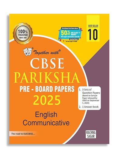 Together with CBSE Class 10 English Communicative Pariksha PreBoard Papers for Exam 2025