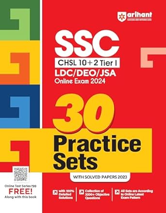 Arihant SSC CHSL Book 2024 (10+2) Tier