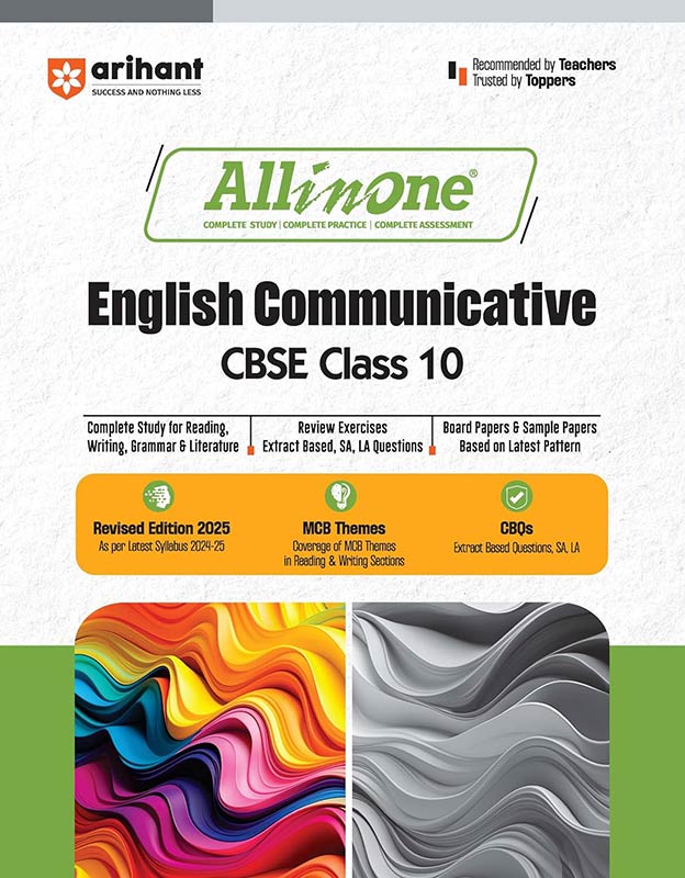 Arihant Aii In One English Communicative CBSE Class 10 For 2025 Exams