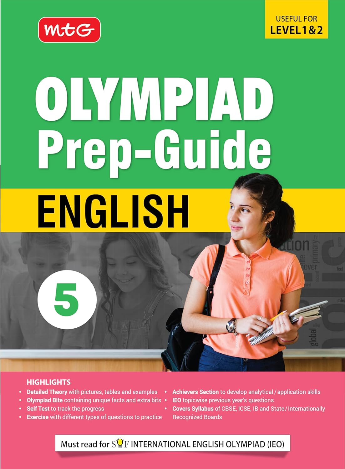 MTG Olympiad Prep-Guide Class 5 English (IEO)