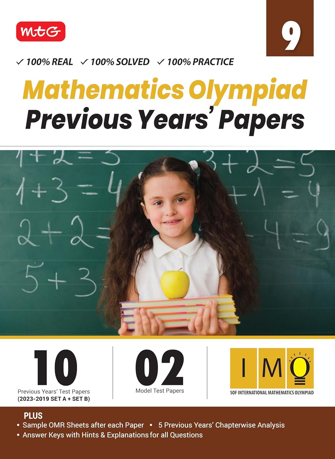 MTG IMO Class-9 Olympiad 10 Previous Years Papers (2023-2019 Set A & B)