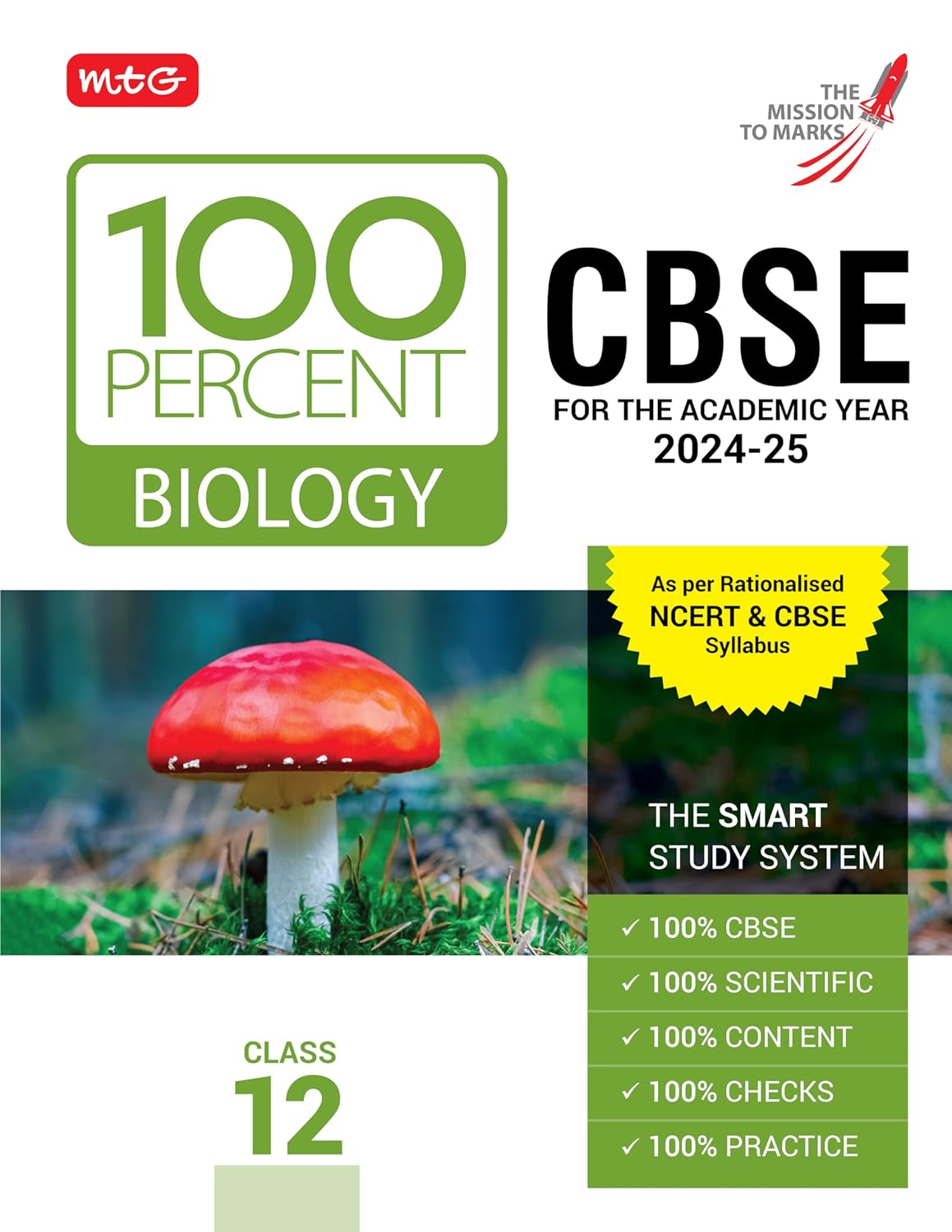 MTG 100 Percent Biology For Class 12 CBSE Board Exam