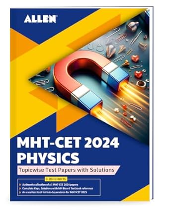 MHT-CET 2024 Physics Topicwise Test Papers with Solutions in English by ALLEN