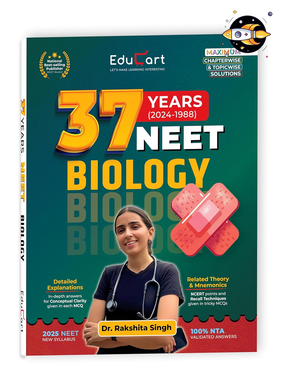 Educart NEET 37 Years Biology Solved Papers