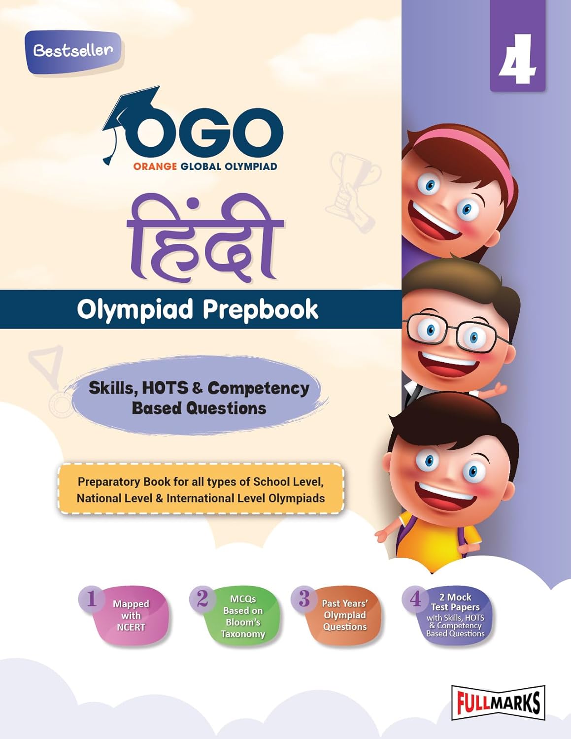 Full Marks Hindi Olympiad Class 4 Prepbook