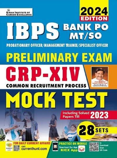 IBPS Bank PO Prelim Exam CRP 16 Mock Test 2024 Edition (English Medium)(4940)