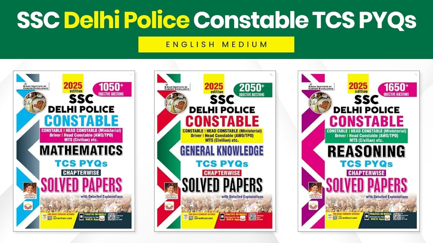 SSC Delhi Police Chapterwise General Awareness + Maths + Reasoning