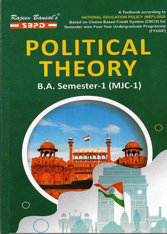 NEP Political Theory B.A. 1st Semester MJC 01 syllabus based on CBCS for National Education Policy