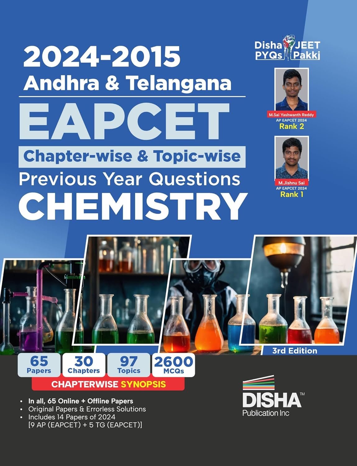 2024 - 2015 Andhra & Telangana EAPCET Chapter-wise & Topic-wise