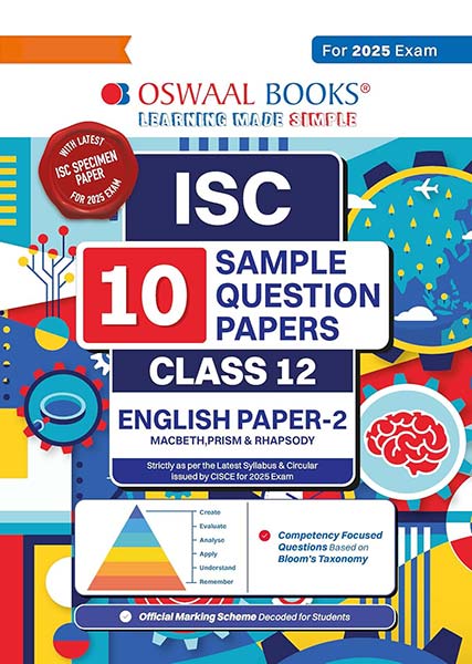 Oswaal ISC | 10 Sample Question Papers | Class 12