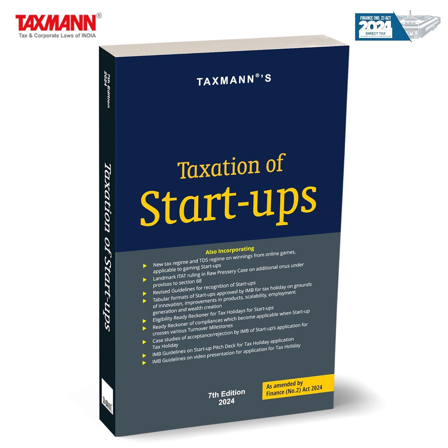 Taxmann's Taxation of Start-ups – Updated Focused Analysis on Start-up Taxation, including Tax Holidays