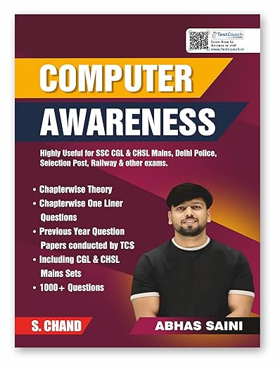 Computer Awareness 2025 For All Competitive Exams | For Bank Exam, SSC CGL CHSL GD, Delhi Police, RRB JE, Railway, Banking PO SBI/ IBPS Clerk/ RBI/ MCA CET, JKSSB | Previous Year Paper TCS PYQ | 1000+ Question