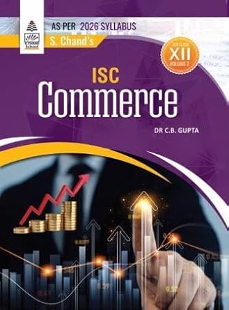 S. Chand's ISC Commerce Textbook for Class 12, As Per 2026 Syllabus