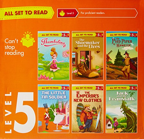 All set to Read- Readers Level 5- For proficient readers- READERS- 6 books in a orange Box