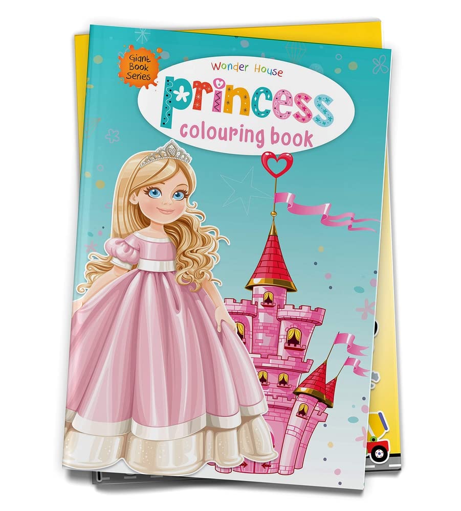 Princess Colouring Book (Giant Book Series): Jumbo Sized Colouring Books