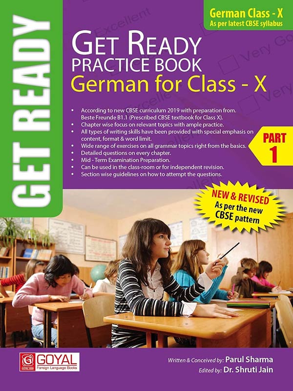 Get Ready Practice Book German for Class-X (Part 1)