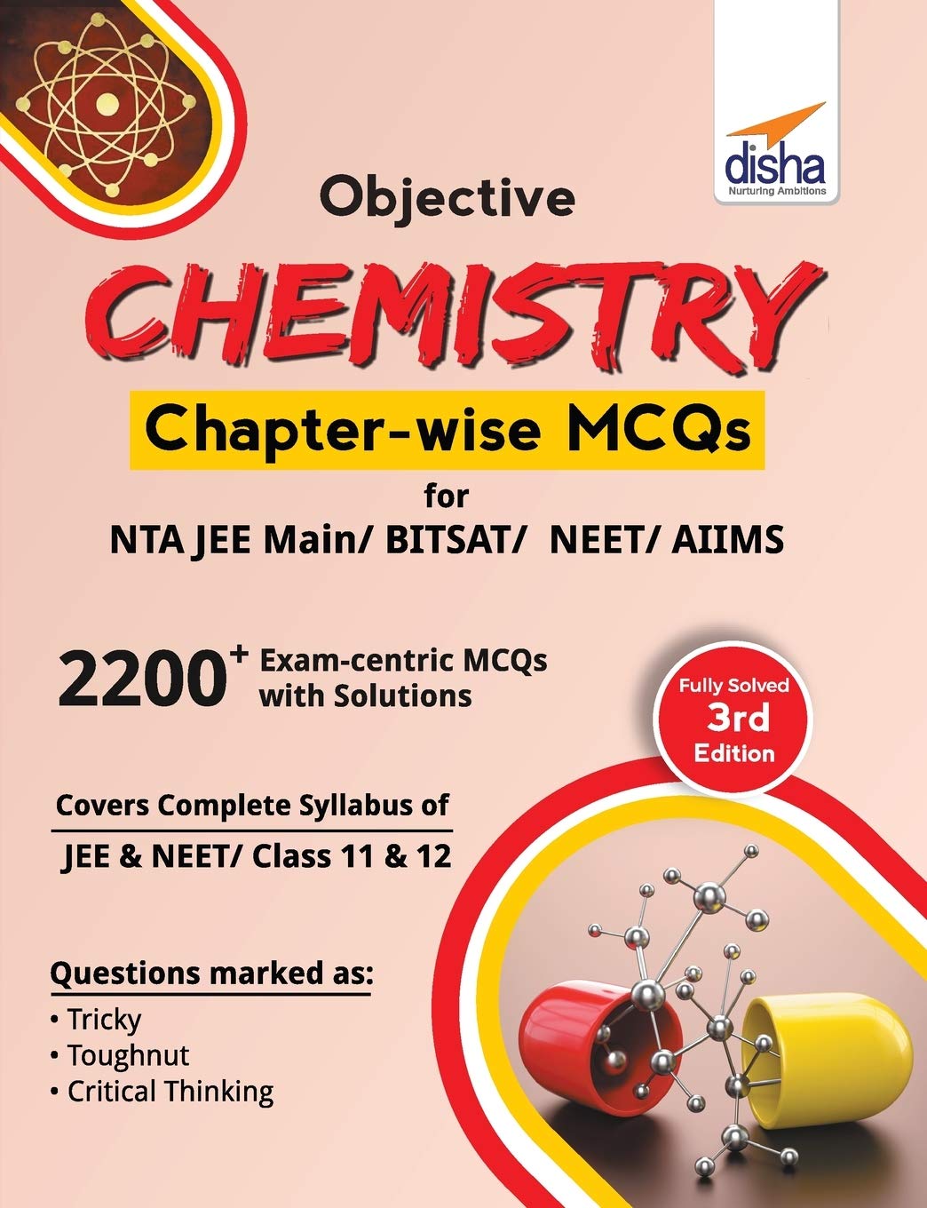 Objective Chemistry Chapter-wise MCQs for NTA JEE Main/ BITSAT/ NEET/ AIIMS 3rd Edition [Paperback] Disha Experts