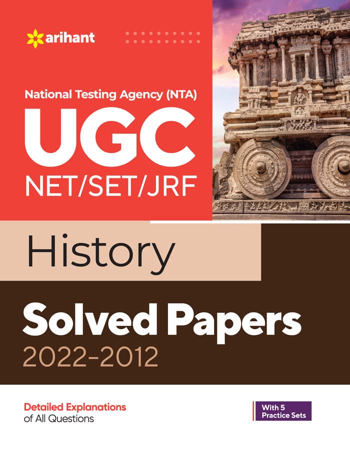 Arihant NTA UGC NET paper 1 book 2024/SET/JRF History Solved papers 2022-2012