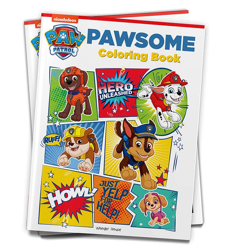 Pawsome: Paw Patrol Coloring Book For Kids