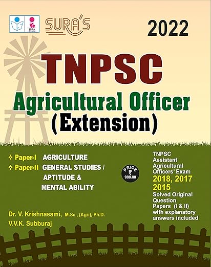 SURA'S TNPSC Agricultural Officer (Extension) Exam Book - 2022 Latest Edition