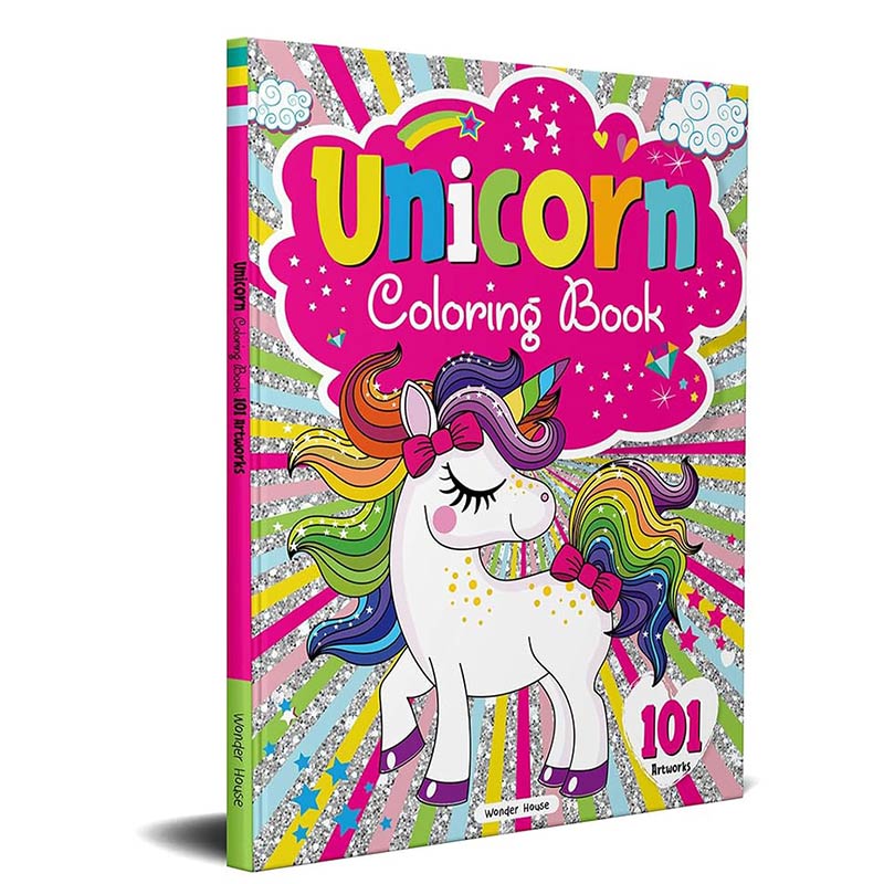 101 Unicorn Colouring Book