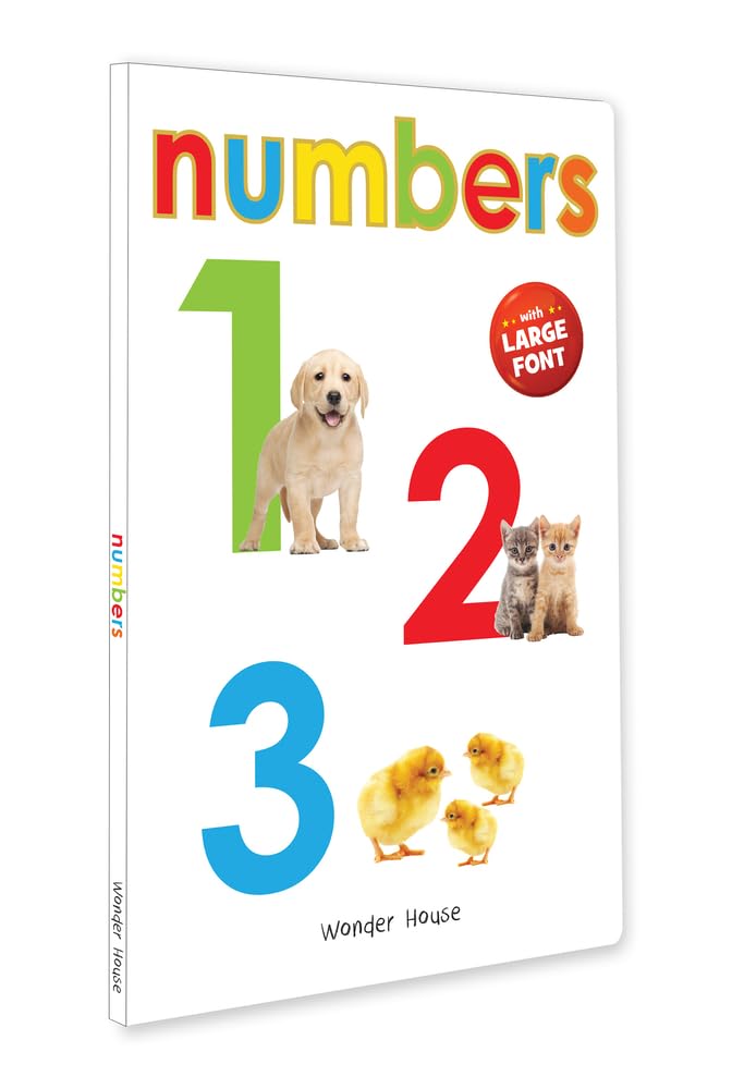 Numbers - Early Learning Board Book With Large Font : Big Board Books Series