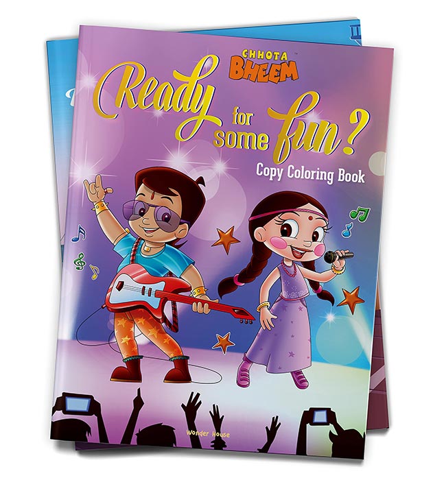 Chhota Bheem - Ready For Some Fun: Copy Coloring Book For Kids [Paperback] Wonder House Books