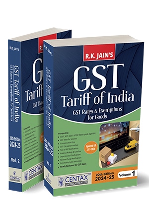 R.K. Jain's GST Tariff of India with GST Rates