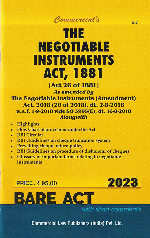 Negotiable Instruments Act, 1881