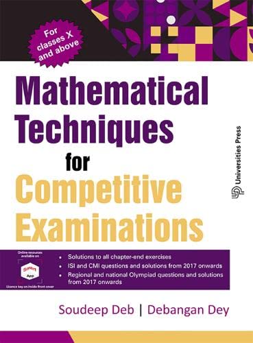 MATHEMATICAL TECHNIQUES FOR COMPETITIVE EXAMS