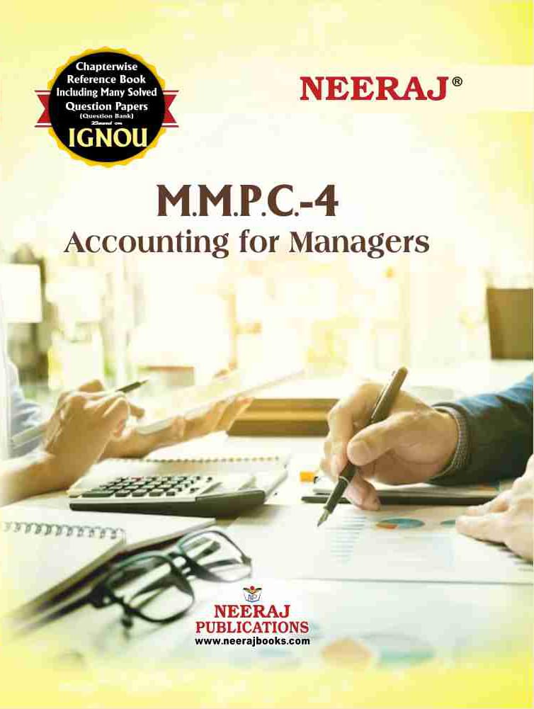 MMPC-04 Accounting For Managers - English Medium - for MBA - IGNOU