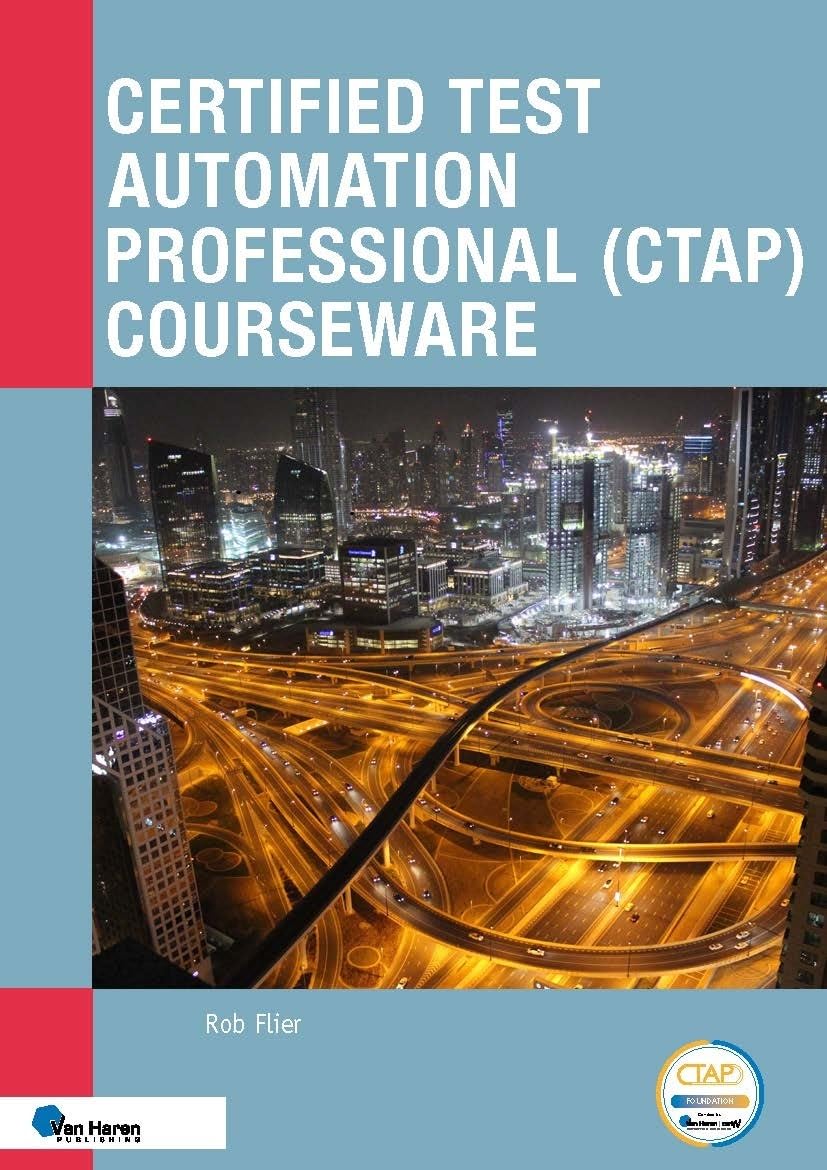 Certified Test Automation Professional Courseware