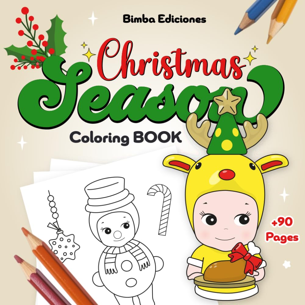 Christmas Season : Colouring Book