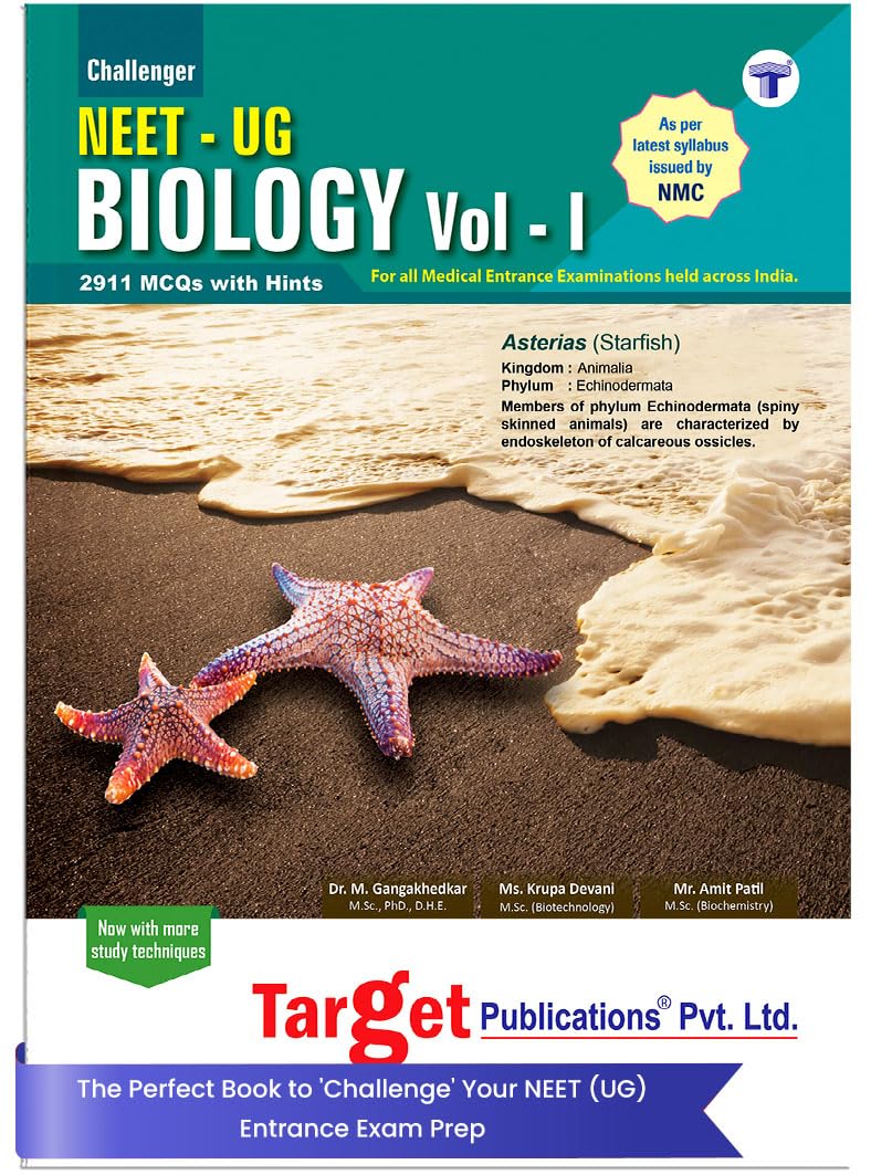 NEET UG Challenger Biology Book Vol 1 for Medical Entrance Exam